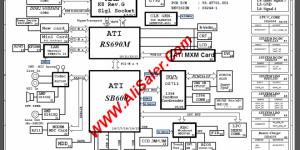 Aspire Aspire 5105 AMD Sempron ATI RX485/SB460 schematic
