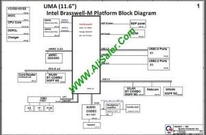 HP Stream NoteBook 11 DA0Y0HMB6F0 Quanta Y0H schematic