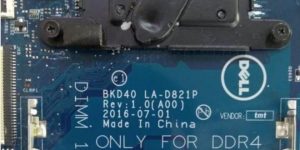 Dell Inspiron 15 7560 BKD40 LA-D821P Bios