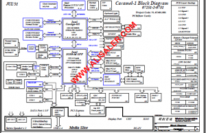 Lenovo thinkpad X200T LCM CARAMEL-1 07251-2-0731 schematic