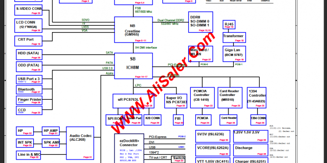 Acer EMachines D440 Wistron HM42 Rev:3.0 Schematic — Скачать Бесплатно