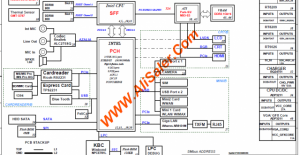 Sony VPC-EG series MBX-250 Wistron Z40HR Schematic Diagram